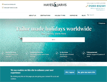 Tablet Screenshot of hayesandjarvis.co.uk